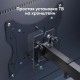 ONKRON кронштейн для телевизора 17"-43" наклонно-поворотный, чёрный NP24