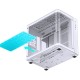 Корпус без блока питания/ Case JONSBO TK-3 White, Midi-Tower, TG, no fan, 2xUSB-A 3.2 + 1xUSB-C 3.2, ATX, mATX, mITX White