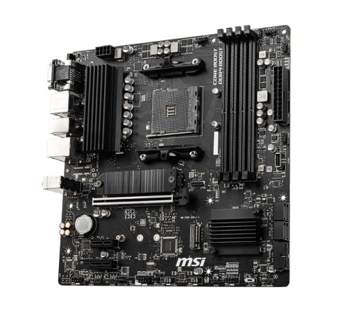 Материнская плата/ MB MSI AMD B550 sAM4, 4xDDR4(128GB), D-SUB/HDMI 2.1/DP, 1xPCIe 4.0x16, 2xPCIe 3.0, 1xLAN, 4xSATA 6Gb/s, 2xM.2, 4xUSB 3.2, 2xUSB 2.0, 1xPS/2, mATX Материнская плата/ MB MSI AMD B550 sAM4, 4xDDR4(128GB), D-SUB/HDMI 2.1/DP, 1xPCIe 4.0x16, 2xPCIe 3.0, 1xLAN, 4xSATA 6Gb/s, 2xM.2, 4xUSB 3.2, 2xUSB 2.0, 1xPS/2, mATX