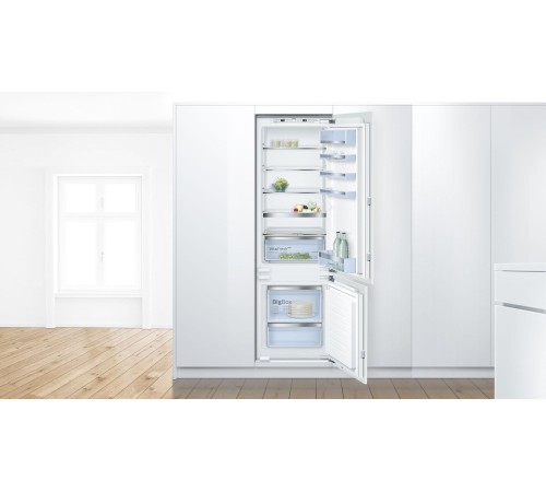 Встраиваемый холодильник BOSCH 177.2х54.1х54.5 см, 272 (211+64) л, LED Освещение, зона свежести Hydrofresh, BigBox в морозилке