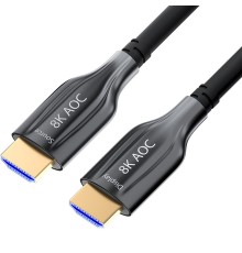 GCR Кабель 100.0m оптический HDMI 2.1 8K 60Hz, 4K 120Hz, 4:4:4, высокоскоростной 48.0 Гбит/с, 3D