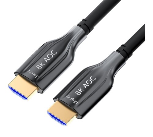 GCR Кабель 100.0m оптический HDMI 2.1 8K 60Hz, 4K 120Hz, 4:4:4, высокоскоростной 48.0 Гбит/с, 3D