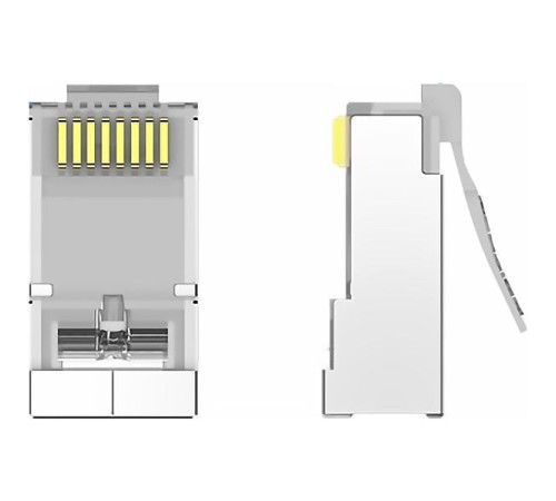 Коннектор Vention RJ45 (8p8c), FTP, cat. 6A, под витую пару, экранированный (10шт.)