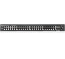 Коммутатор/ ZYXEL NebulaFlex Pro GS2220-50 Hybrid L2 Switch , 19 "rack, 44xGE, 4 combo ports (SFP / RJ-45), 2xSFP, standalone / cloud management