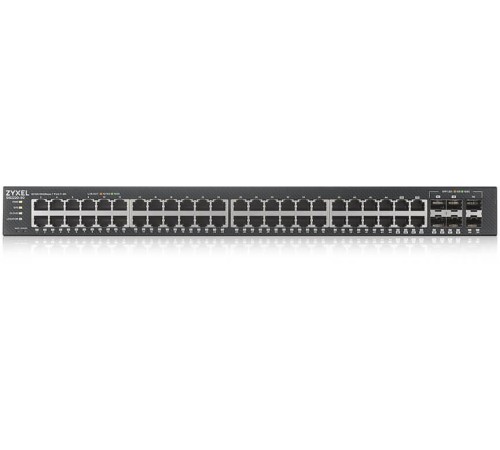 Коммутатор/ ZYXEL NebulaFlex Pro GS2220-50 Hybrid L2 Switch , 19 "rack, 44xGE, 4 combo ports (SFP / RJ-45), 2xSFP, standalone / cloud management