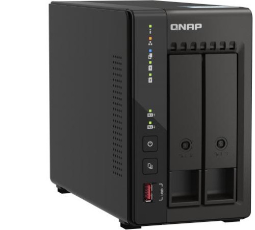 Сетевое хранилище без дисков/ SMB QNAP TS-253E-8G NAS, 2-tray w/o HDD. 2xHDMI-port. 4-core Celeron J6412 2-2.6 GHz, 8GB DDR, 2x2.5Gb LAN, 2 x M.2 2280 PCIe Gen 3 x2, 2x USB 3.2 Gen 2 (10Gbps) Port, 2x USB 2.0 port Сетевое хранилище без дисков/ SMB QNAP TS-253E-8G NAS, 2-tray w/o HDD. 2xHDMI-port. 4-core Celeron J6412 2-2.6 GHz, 8GB DDR, 2x2.5Gb LAN, 2 x M.2 2280 PCIe Gen 3 x2, 2x USB 3.2 Gen 2 (10Gbps) Port, 2x USB 2.0 port