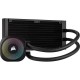 Система жидкостного охлаждения/ Water Cooling System Corsair NAUTILUS 240 ARGB (240mm, Black, ARGB/ Fans: 2x120mm, 74.37CFM, 34dBA, 2100RPM/ S: 1851, 1700, AM5, AM4)