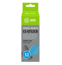 -/ Чернила Cactus CS-GT52CB M0H54AE голубой 100мл для DeskJet GT 5810/5820/5812/5822
