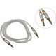Defender Аудио-кабель JACK01-03 Белый JACK M- JACK M, 1,2м