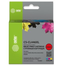 -/ Картридж струйный Cactus CS-CL446XL многоцветный (15мл) для Canon Pixma MG2440/2540/2940