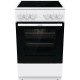 Плита GORENJE/ Тип плиты: электрическая, Тип варочной поверхности: электрическая, Цвет: белый, Гриль: Есть, Ширина, см: 50