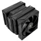 Кулер для процессора/ CPU Cooler Thermalright Royal Pretor 130 Black (4-pin PWM, 158mm, Ni/Cu, 6x6mm, 1x120+1x130mm, 80.45CFM/81.88CFM, 29.4dBA/28.3dBA, 2150PM/1750RPM, S: 1200, 1700, 1851, 2011, 2066, 115X, AM4, AM5, black)