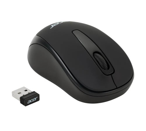 Мышь компьютерная/ Беспроводная мышь Acer OMR133 оптическая (1000dpi) (2but) black Мышь компьютерная/ Беспроводная мышь Acer OMR133 оптическая (1000dpi) (2but) black