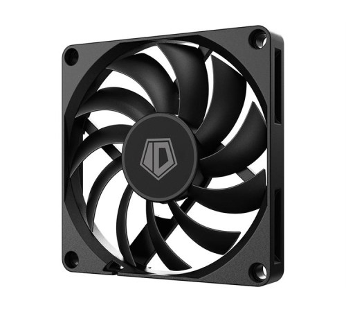 Вентилятор для корпуса ID-COOLING NO-8010-PWM 80x80x10мм (120шт./кор, PWM, 4pin, черный, 800-3000об/мин) BOX