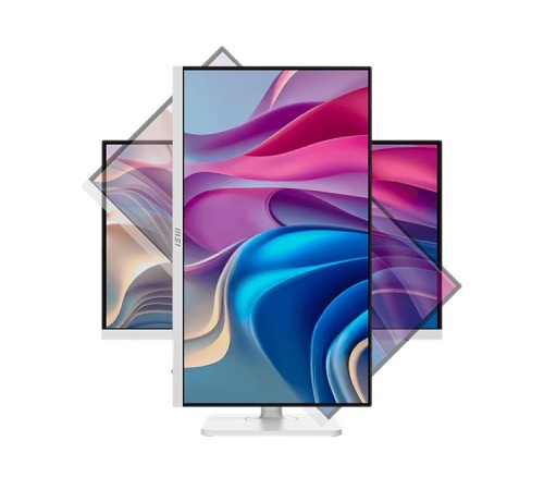 Монитор MSI Modern MD272UPHW 27" 16:9 UHD(3840x2160) IPS Flat,4ms(GTG),HDR 400,1000:1,100M:1,400nit,178/178,2xHDMI,DP,USB Type-C,Speaker,Tilt,Swivel,Height,Pivot,60Hz,White,1y war-ty
