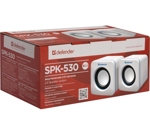 Defender Акустическая 2.0 система SPK-530 черный, 4 Вт, питание от USB