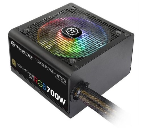 блок питания Thermaltake Toughpower GX1 RGB, 700W 80+ gold (24+4+4pin) APFC 120mm fan color LED блок питания Thermaltake Toughpower GX1 RGB, 700W 80+ gold (24+4+4pin) APFC 120mm fan color LED