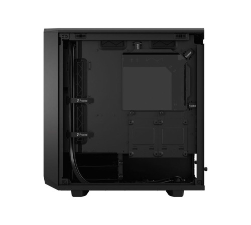 Корпус ПК без блока питания/ Case Fractal Design Meshify 2 Mini TG Dark Tint, Mini-Tower, 1x120mm + 1x140mm, 2xUSB-A 3.2 + 1xUSB 3.2 Type-C mATX, mITX, mDTX Black