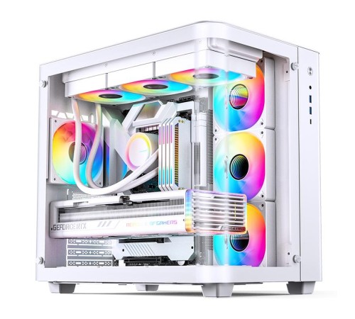 Корпус без блока питания/ Case JONSBO TK-3 White, Midi-Tower, TG, no fan, 2xUSB-A 3.2 + 1xUSB-C 3.2, ATX, mATX, mITX White Корпус без блока питания/ Case JONSBO TK-3 White, Midi-Tower, TG, no fan, 2xUSB-A 3.2 + 1xUSB-C 3.2, ATX, mATX, mITX White