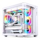 Корпус без блока питания/ Case JONSBO TK-3 White, Midi-Tower, TG, no fan, 2xUSB-A 3.2 + 1xUSB-C 3.2, ATX, mATX, mITX White
