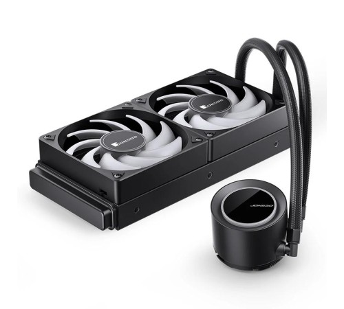 Система жидкостного охлаждения/ Water Cooling System JONSBO TG-240 Black (260W, 240mm, Black, ARGB/ Fans: 2x120mm, 66.19CFM, 35.4dBA, 1800RPM/ Pump height 72mm, 30dBA, 2400RPM, Rad thickness 27mm/ S: 1700, 1200, 115X, AM5, AM4) Система жидкостного охлаждения/ Water Cooling System JONSBO TG-240 Black (260W, 240mm, Black, ARGB/ Fans: 2x120mm, 66.19CFM, 35.4dBA, 1800RPM/ Pump height 72mm, 30dBA, 2400RPM, Rad thickness 27mm/ S: 1700, 1200, 115X, AM5, AM4)