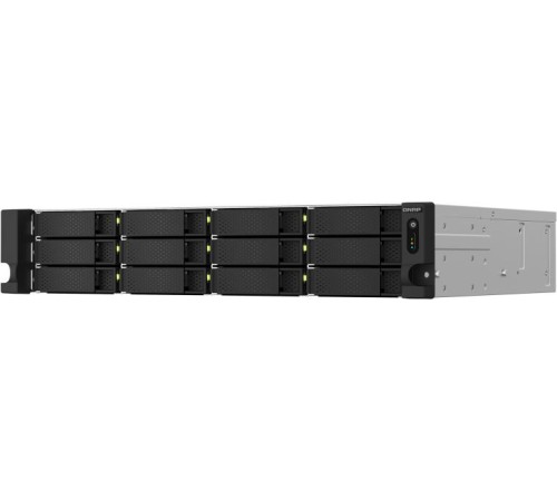Сетевое хранилище без дисков/ SMB QNAP TS-1264U-RP-4G NAS 12 HDD trays, rackmount 2U, 2 PSU. 4-core Intel Celeron N5095 2.0-2.9 GHz, 8 GB RAM up to 8 GB, 2x2.5 Gigabit Ethernet, 2xUSB 3.2 Gen 2 (10Gbps). 2xUSB 2.0., 1xHDMI . PCIe Gen 3 x2 , W/o rail kit R Сетевое хранилище без дисков/ SMB QNAP TS-1264U-RP-4G NAS 12 HDD trays, rackmount 2U, 2 PSU. 4-core Intel Celeron N5095 2.0-2.9 GHz, 8 GB RAM up to 8 GB, 2x2.5 Gigabit Ethernet, 2xUSB 3.2 Gen 2 (10Gbps). 2xUSB 2.0., 1xHDMI . PCIe Gen 3 x2 , W/o rail kit R