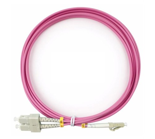 Шнур оптический Cabeus FOP-50-OM4-LC-SC-3m Шнур оптический duplex LC-SC 50/125 mm OM4 3м LSZH Шнур оптический Cabeus FOP-50-OM4-LC-SC-3m Шнур оптический duplex LC-SC 50/125 mm OM4 3м LSZH