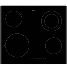 Встраиваемые электрические панели ASKO/ Арт. 732067 ПРОМО ; стеклокерамика, электрическая, 4.7 х 59.5 х 52, 4 конфорки, электронное управление, сенсорные переключатели, черный цвет