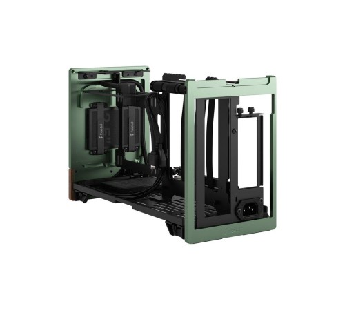 Корпус без блока питания/ Case Fractal Design Terra, Mini-Tower, no fans, 1xUSB-A 3.0 + 1xUSB 3.2 Type-C, SFX PSU Support, mITX Jade