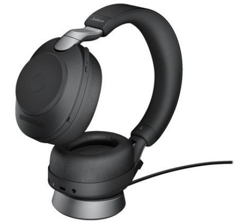 Гарнитура беспроводная/ Jabra Evolve2 85, Link380a UC Stereo Stand Black