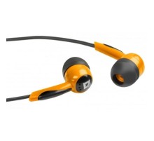 Defender Наушники вставки Basic 604 черный + оранжевый