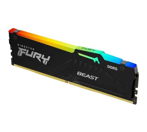 Оперативная память Kingston 32GB 6400MT/s DDR5 CL32 DIMM FURY Beast RGB XMP