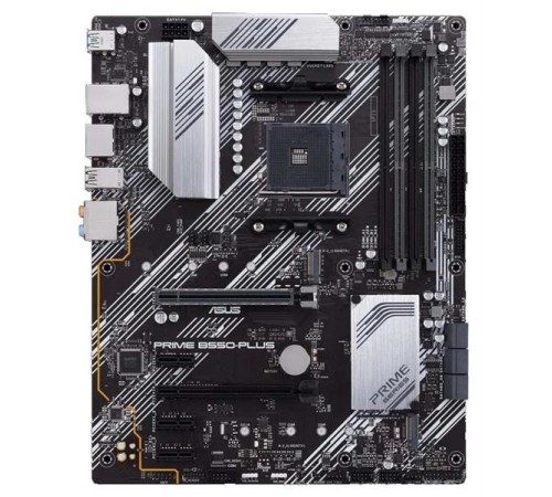Материнская плата ASUS PRIME B550-PLUS, AM4, B550, 4*DDR4, 6*SATA, 2*M.2, 6*USB 3.2, 2*USB 2.0, 2*PCIx16, 3*PCIx1, DP+HDMI, ATX ; 90MB14U0-M0EAY0
