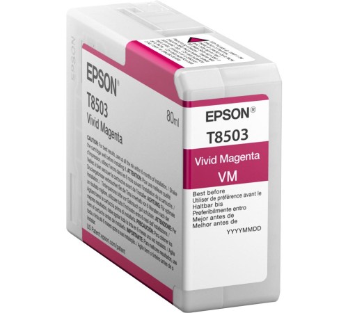 Картридж/ T850 SC-P800 VividMagenta T850300 UltraChrome HD 80ml