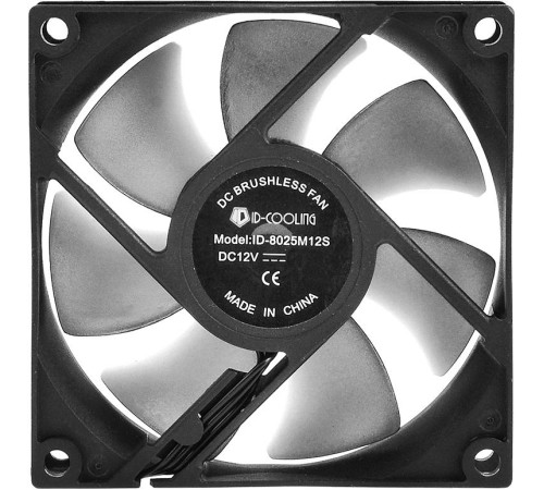Кулер для корпуса/ Case Cooler ID-COOLING NO-8025-SD (80x80x25mm, 3-pin, 25.5CFM, 21dBA, 2000RPM, Black/Gray) Кулер для корпуса/ Case Cooler ID-COOLING NO-8025-SD (80x80x25mm, 3-pin, 25.5CFM, 21dBA, 2000RPM, Black/Gray)