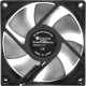 Кулер для корпуса/ Case Cooler ID-COOLING NO-8025-SD (80x80x25mm, 3-pin, 25.5CFM, 21dBA, 2000RPM, Black/Gray)