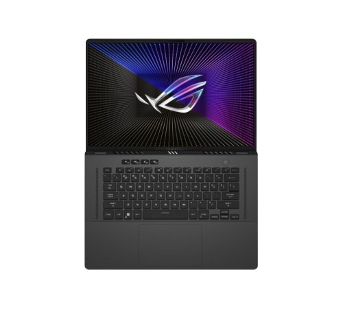 Ноутбук/ ASUS ROG Zephyrus G16 GU603VU-N4094 16"(2560x1600 (матовый, 240Hz) IPS)/Intel Core i7 13620H(2.4Ghz)/16384Mb/1024PCISSDGb/noDVD/Ext:nVidia GeForce RTX4050(6144Mb)/Cam/BT/WiFi/90WHr/war 1y/2kg/Eclipse Gray/DOS Ноутбук/ ASUS ROG Zephyrus G16 GU603VU-N4094 16"(2560x1600 (матовый, 240Hz) IPS)/Intel Core i7 13620H(2.4Ghz)/16384Mb/1024PCISSDGb/noDVD/Ext:nVidia GeForce RTX4050(6144Mb)/Cam/BT/WiFi/90WHr/war 1y/2kg/Eclipse Gray/DOS