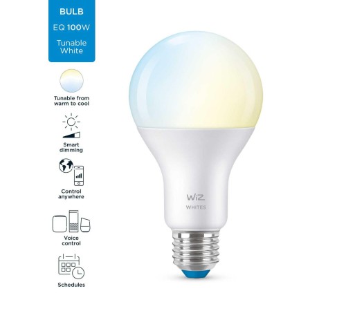 Лампа WiZ Wi-Fi BLE100WA67E27927-65TW1PF/6 Лампа WiZ Wi-Fi BLE100WA67E27927-65TW1PF/6
