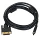Кабель/ Кабель HDMI to DVI-D (19M -25M) 2м, 2 фильтра TV-COM <LCG135F-2M>