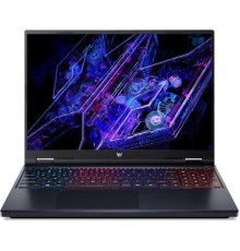 Ноутбук/ ACER Predator Helios Neo 16 PHN16-72-70EC 16"(2560x1600 (матовый) IPS)/Intel Core i7 14700HX(2.1Ghz)/16384Mb/1024PCISSDGb/noDVD/Ext:nVidia GeForce RTX4050(6144Mb)/Cam/BT/WiFi/65WHr/war 1y/2.4kg/Black/NoOS