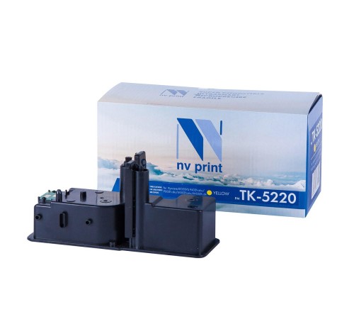 -/ Тонер-картридж NVP NV-TK-5220 Yellow для Kyocera Ecosys M5521cdn/ M5521cdw/ P5021cdn/ P5021cdw (1200k)