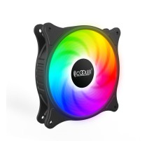Кулер для корпуса/ Case Cooler PCCooler FX 120 ARGB (120x120x25mm, 4-pin PWM, ARGB, 52.79CFM, 33.2dBA, 2000RPM, Black)
