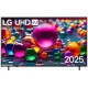 Телевизор ЖК 65'' LG/ 65", Ultra HD, Smart TV, WebOS, Wi-Fi, DVB-T2/C/S2, MR, 60Hz Native, 2.0ch (20W), 2 HDMI, 2 USB, 2 Pole, Charcoal Black, 2025