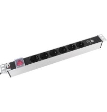 Блок розеток ЦМО Гор блок розеток Rem-16, 1х16, выкл, USB-порт, 6S, 19", шнур 3м
