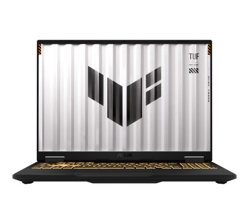 Ноутбук/ ASUS TUF F16 FX608JP-RV019 16"(1920x1200 (матовый, 165Hz) IPS)/Intel Core i5 13450HX(2.4Ghz)/32768Mb/1024PCISSDGb/noDVD/Ext:nVidia GeForce RTX 5070(8192Mb)/Cam/BT/WiFi/90WHr/war 1y/2.2kg/Jaeger Gray/DOS