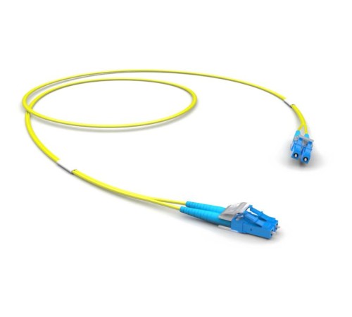 Оптический патчкорд LC-UPC/LC-UPC Duplex, 09/125 OS2, тип S, LSZH, 20 м