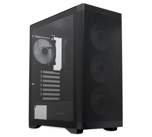 Корпус без блока питания/ Case HSPD M520, Mesh Mid Tower, Black, slide TG, 0.45 SPCC, 4x120mm ARGB (M11-120) ATX, mATX, mITX 160/330/184mm 2x2.5", -, 7xPCI 2xUSB-A 3.0, 1xUSB-A 1.0 390x200x449mm Корпус без блока питания/ Case HSPD M520, Mesh Mid Tower, Black, slide TG, 0.45 SPCC, 4x120mm ARGB (M11-120) ATX, mATX, mITX 160/330/184mm 2x2.5", -, 7xPCI 2xUSB-A 3.0, 1xUSB-A 1.0 390x200x449mm