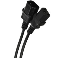 Кабель/ Кабель монитор - компьютер 220V (UPS -> устройство) <VDE> 3G*0.75mm2 VCOM <CE001-CU0.75-3>, 3,0м