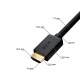 GCR Кабель 1.5m HDMI 2.0, M/M верхний угол, черный нейлон, HDR 4:2:2, Ultra HD, 4K 60 fps 60Hz/5K*30Hz, 3D, AUDIO, 18.0 Гбит/с, 28/28 AWG, GCR-53292