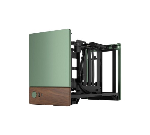 Корпус без блока питания/ Case Fractal Design Terra, Mini-Tower, no fans, 1xUSB-A 3.0 + 1xUSB 3.2 Type-C, SFX PSU Support, mITX Jade